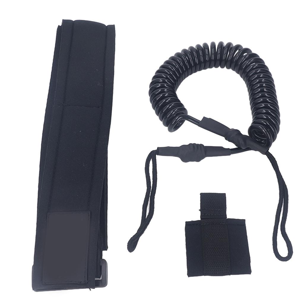 6 мм поводок для серфинга надежный высокопрочный TPU спиральный пружинный поясной трос безопасности для водных видов спорта