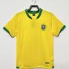 Men Women Soccer Jersey Brazil National Team Vintage 1998 2002 2006 2010 Home Away Fan Shirt Short Sleeve Breathable Moda
