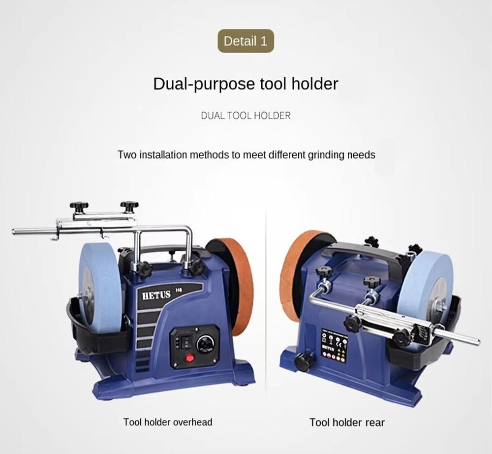 220В Точилка для ножей Электрическая шлифовальная машина Мини-точилка Водяная точилка для ножей Домашние настольные инструменты для заточки Заточной камень