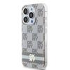 Dkny Dkhmp14Xhcptse Iphone 14 Pro Max6.7 Beżowy/Beige Hardcase Iml Checkered Mono Pattern & Printed Stripes Magsafe