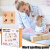 Spelling Games Word Game Interactive Alphabet Puzzle Educational Toys For Kids School Practice Teaching Toddler Kindergarten