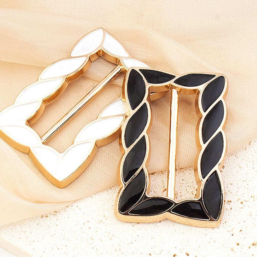 Waist Buckle Scarf Ring Corner Knotted Buttons Coat Adjustment Button Scarf Buckle Belt Button