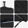 Sun Umbrella Black 294 x 200 x 270 cm Polyester and Aluminum