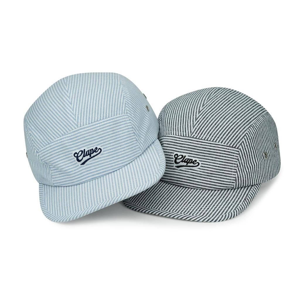 Clape Большой размер Полосатая Плоская Вышитая Регулируемая Кепка-джет для Защиты от Солнца Идеально подходит для Отдыха на Открытом Воздухе и Вождения Мужская 5-панельная Кепка, Легкая, Дышащая, Козырек,