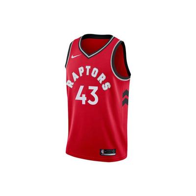 Баскетбольная майка НБА Siakam # 43 Raptors Fan Edition Мужская футболка красная 904143-657