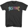NSYNC Logo Rainbow Smoke Pop Music Boy Band Shirt