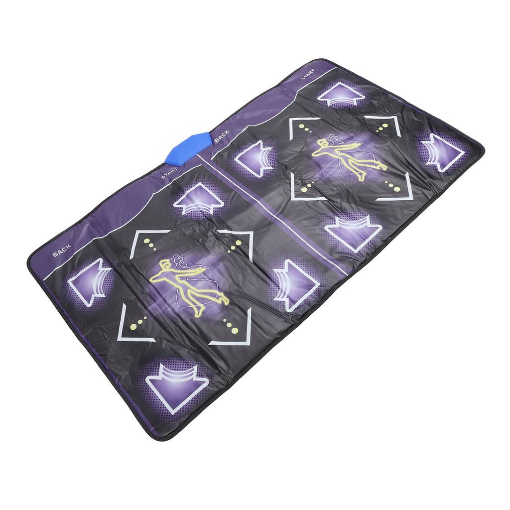 Двойной танцевальный коврик с HD-мультимедийным интерфейсом, улучшающий координацию, электронный танцевальный коврик для взрослых и