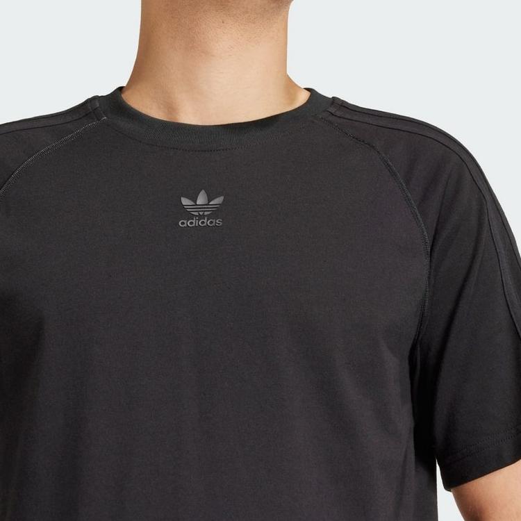 adidas Футболка Originals Sst, однотонная, с круглым вырезом, коротким рукавом, мужская, черная IR9450