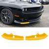 Передний Сплиттер Губа Защитная Накладка Желтая Для Dodge Challenger 2015+
