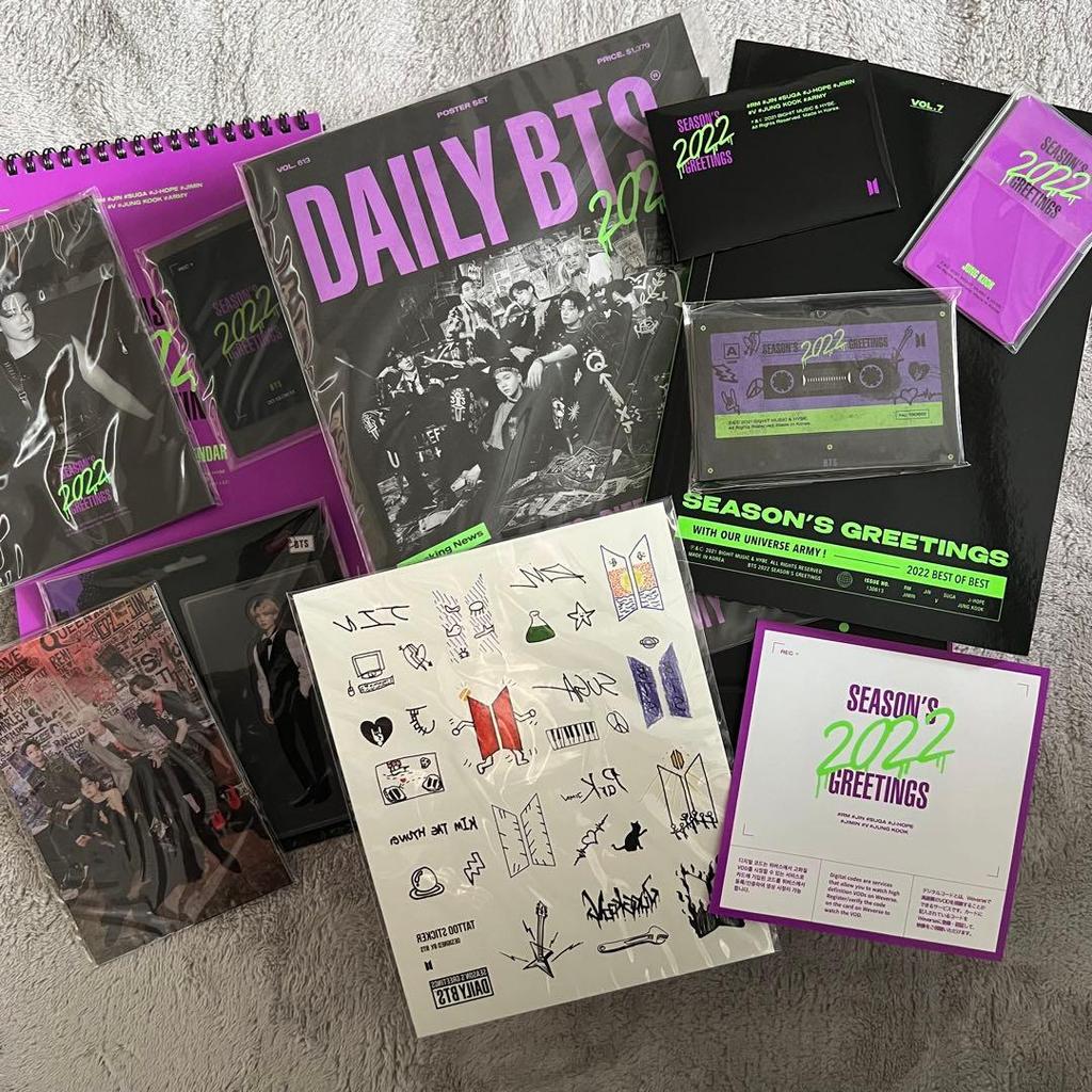 [Б/У] BTS 2022 SEASON'S GREETINGS DAILY BTS