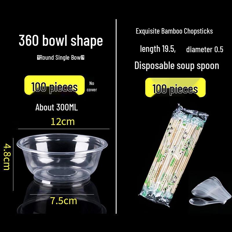 Homeglen Disposable Bowl & Utensil Sets
