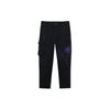 Li Ning Badfive Series Pure Color Loose Casual Printed Long Pants Men Bottoms Black AKXR553-1