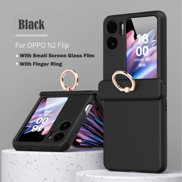 Защитное кольцо на шарнире, чехол для Oppo Find N2, флип-чехол для Oppo Find N2, флип, 5 г, защитный чехол на шарнире, тяжелая броня, полное покрытие