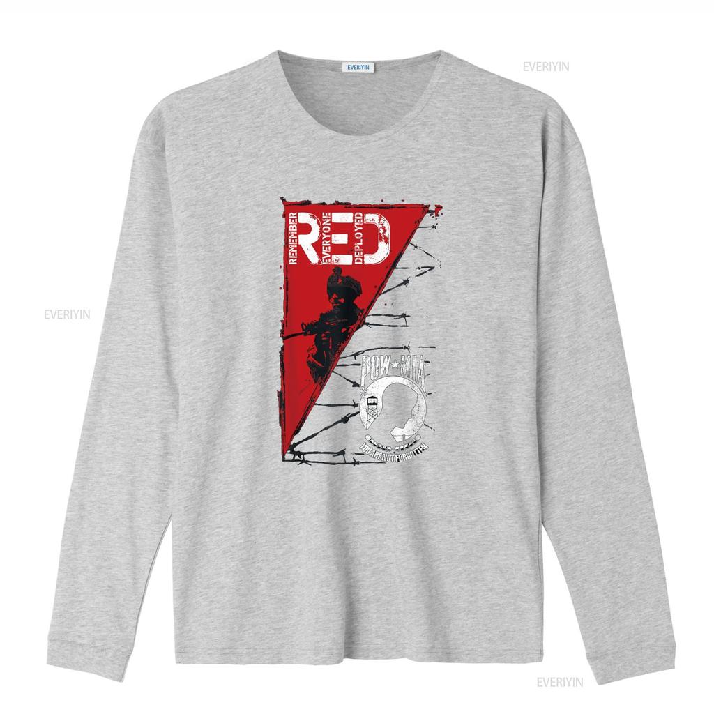 Remember Everyone Deployed T Shirt vintage Washed Soft Breathable Casual Slightly homme Unisex Comfortable graphic fashion