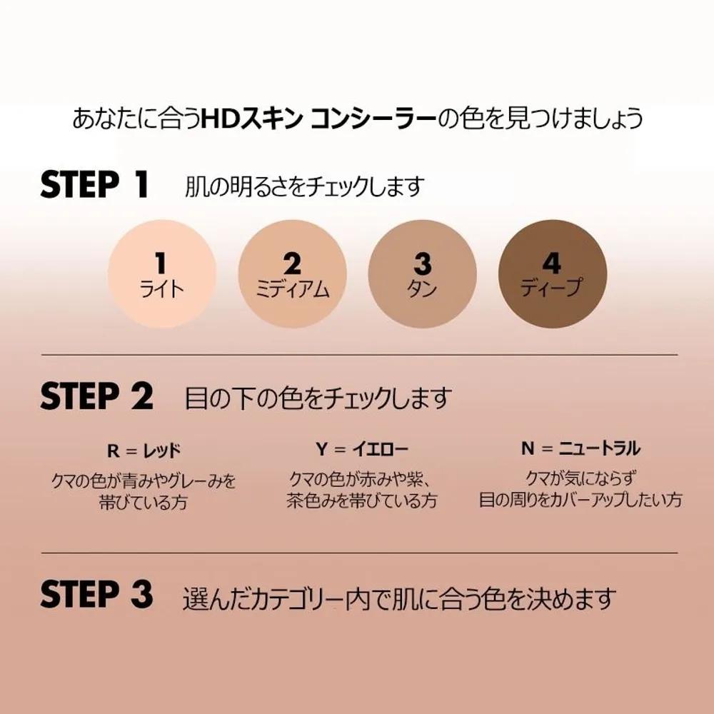 Make Up For Ever HD Skin Concealer and Color Corrector Dark Circle Cover