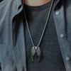 Hot-selling Retro Angel Wing Pendant European and American Mens Fashion Creative Pendant Necklace Accessories