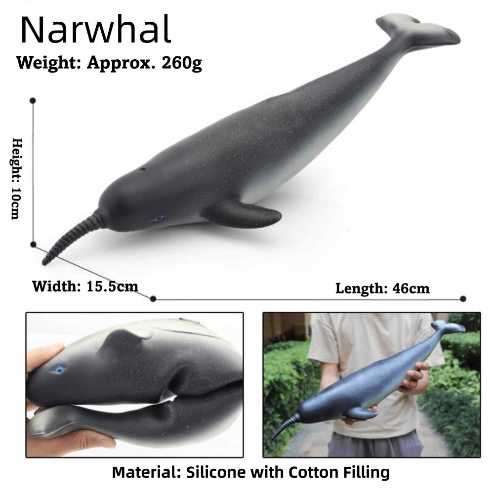 Large Size Ocean Animals Action Figures Great White Shark Model Ocean Animal Simulation