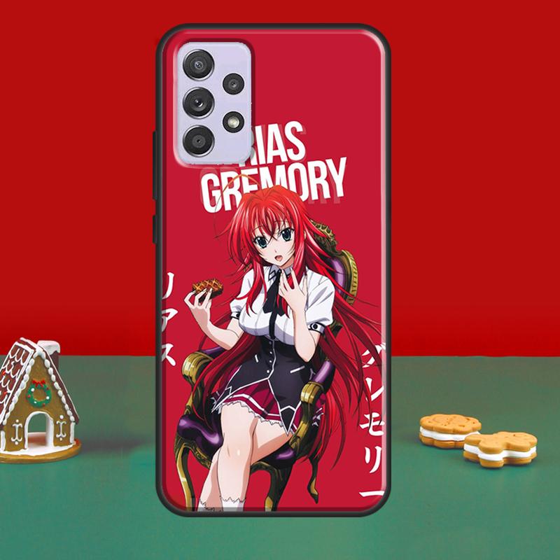 Rias Gremory High School DxD Case For Samsung A51 A71 A50 A70 A41 A31 A11 A10 A52S A21S A12 A22 A32 A42 A52 A72 Cover