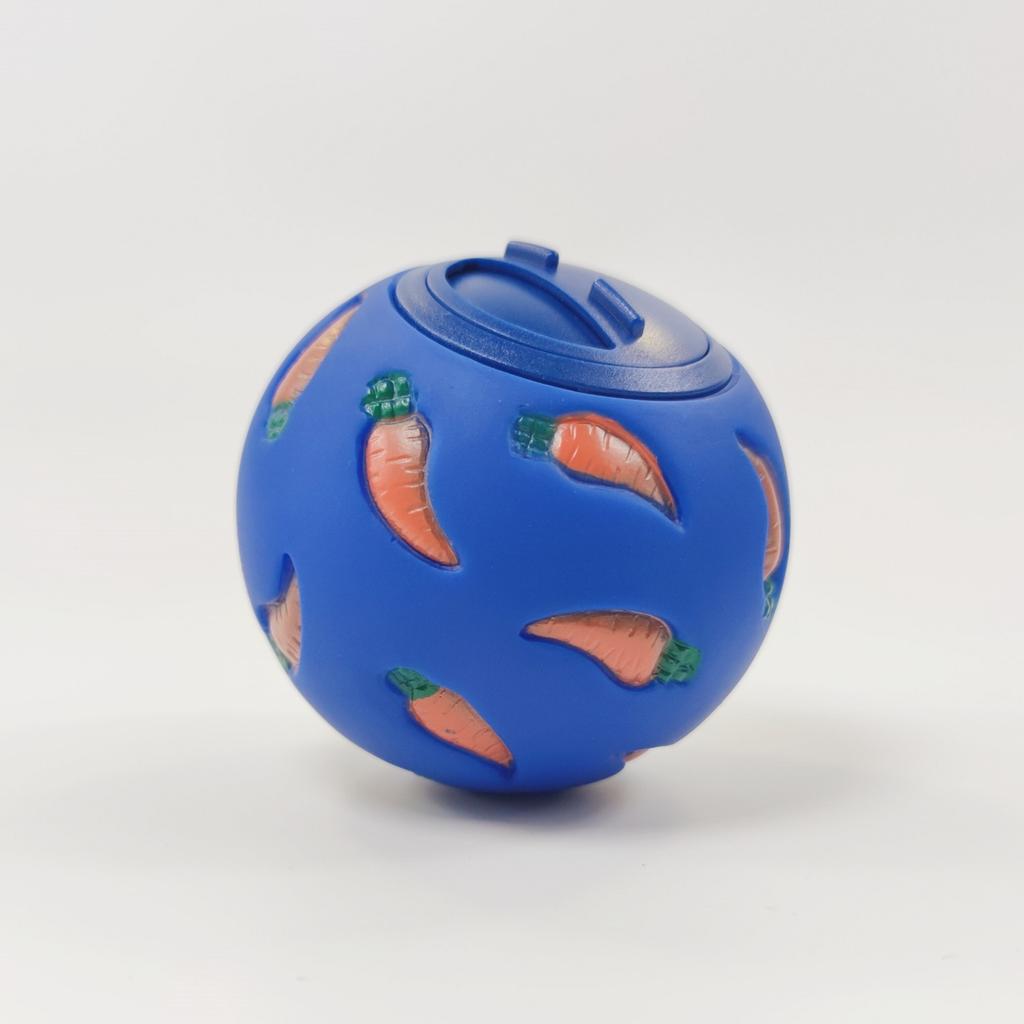 Мяч для лечения кроликов, медленная кормушка для домашних животных, интерактивная игрушка-кролик, игрушка-закуска, мяч, устойчивые к укусам, игрушки для кормления, товары для домашних животных