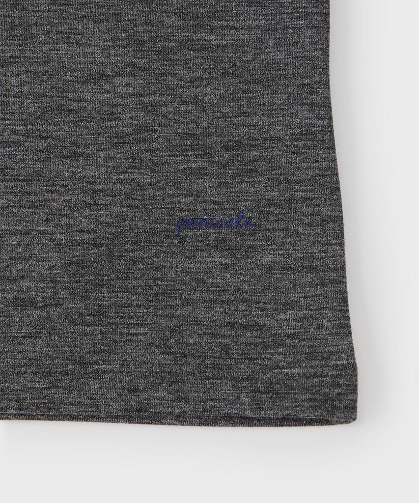 PANICALE Charcoal Logo Stitch Sweatshirt