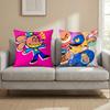 Cartoon Dogman Cushion Cover Cushion Cover Set 4Pcs 50X50 45X45 40X40 Pillowcase Decorative Sofa Home Decor