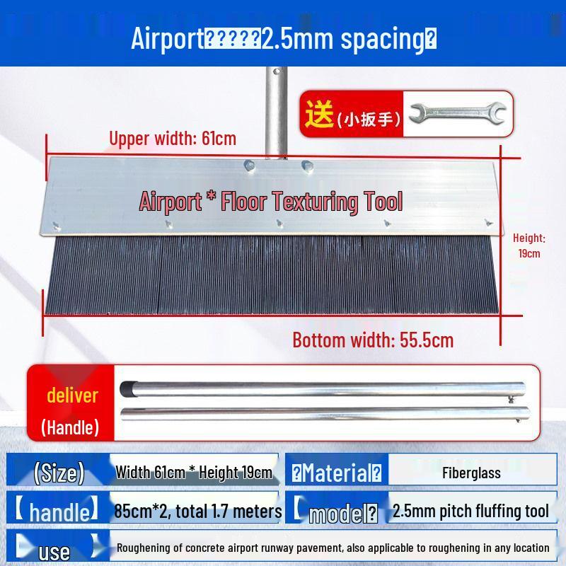 Concrete Pavement Texturizer and Anti-Slip Groover Roller Machine