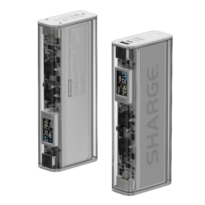 Powerbank Sharge Shargeek 140W Silver Usb C Pd Fast Charging Iphone