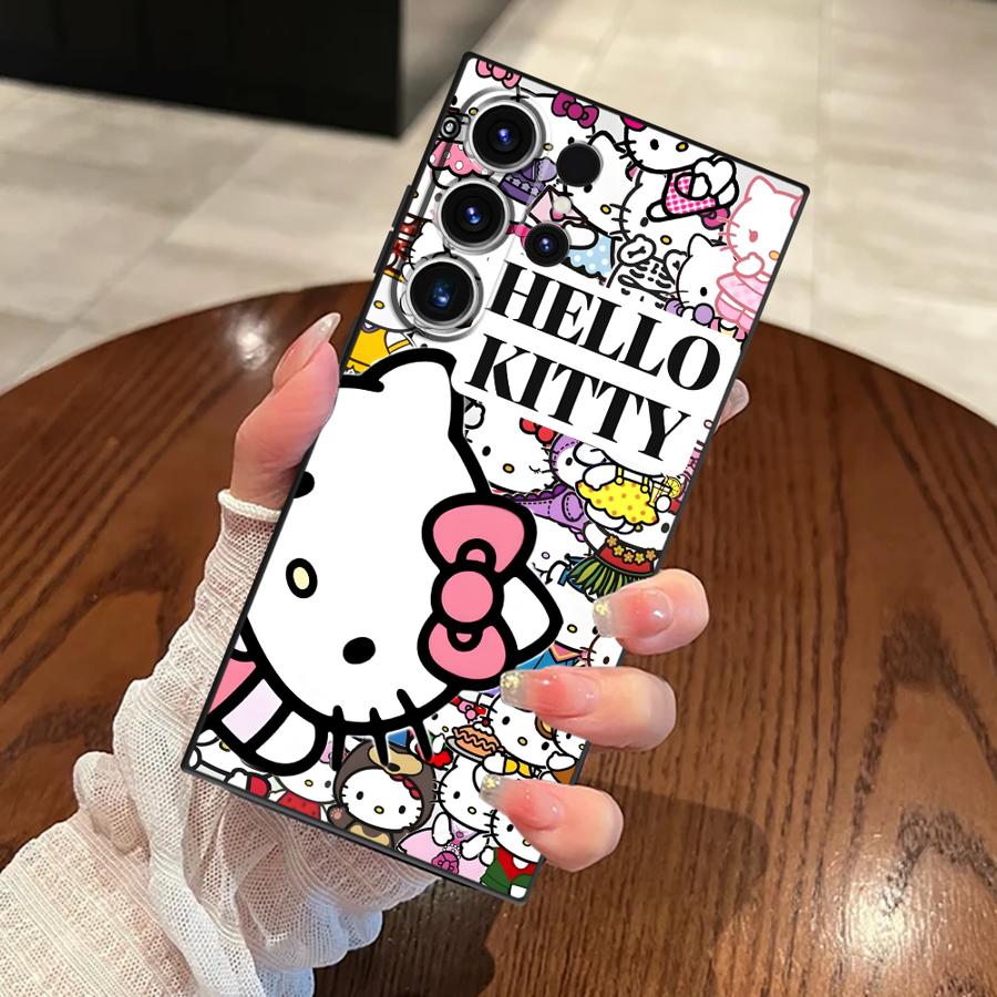 Cartoon Hello K-Kittys Case for Samsung Galaxy S26 S25 S21 FE S20 Ultra S24 Plus Note 20 8 9 10 S10 S9 S23 Funda Phone Cover