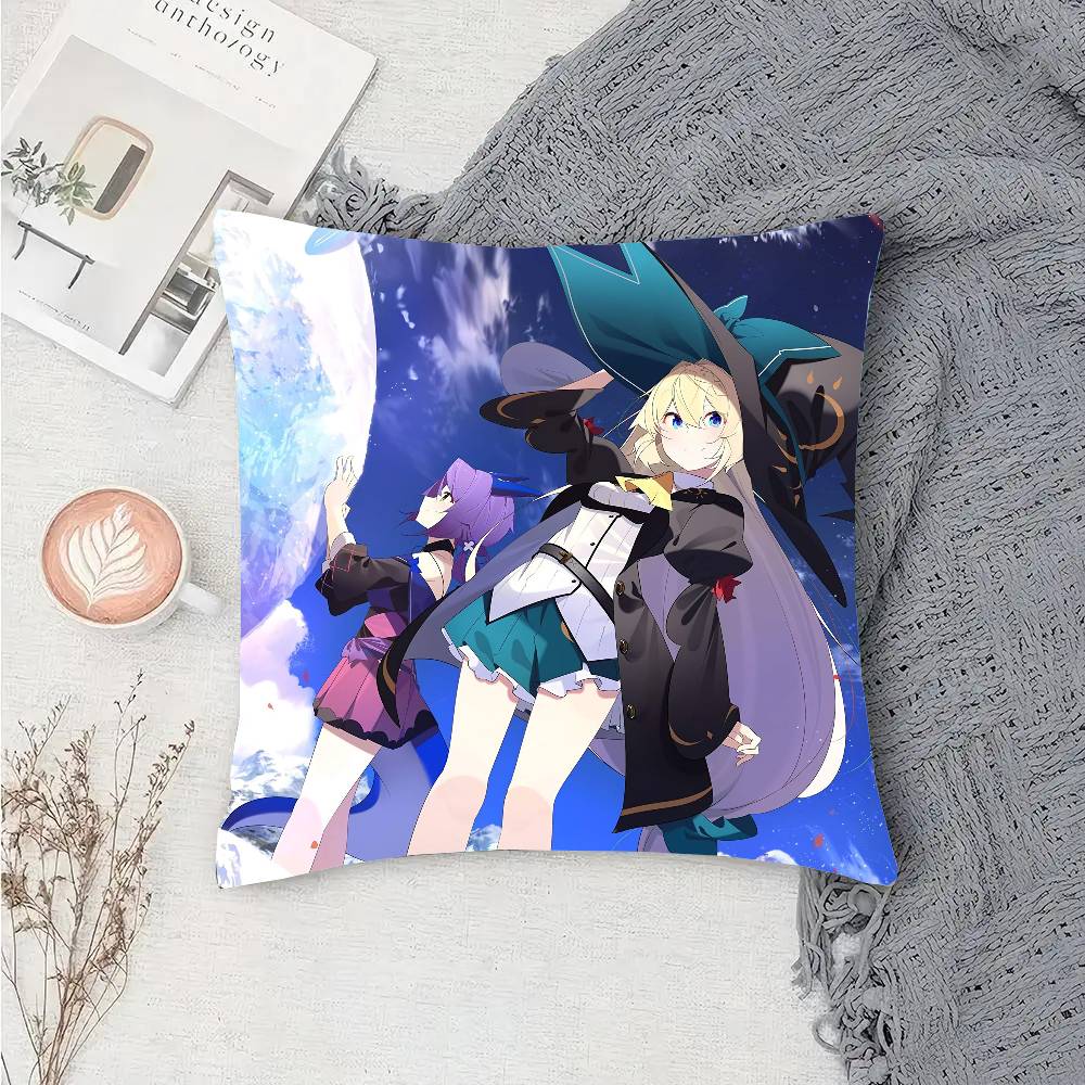 Я убивал слизней 300 лет и прокачал свой уровень Чехол для подушки Аниме Чехол для диванной подушки Декор комнаты Дома