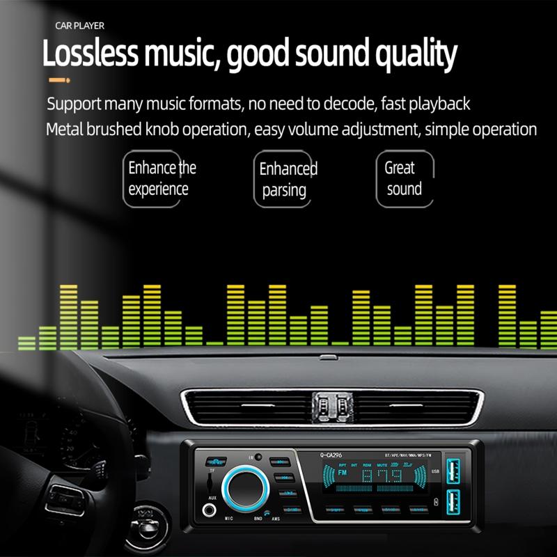 Беспроводной Bluetooth-совместимый автомобильный MP3-адаптер, музыкальный плеер, FM-радиопередатчик