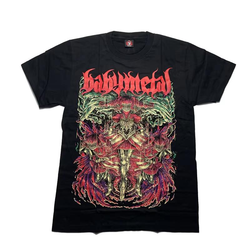 Babymetal Band Print Tshirt Suitable for Both Unisex and Women Summer Shortsleeved Casual Comfortable Cotton Streetwear