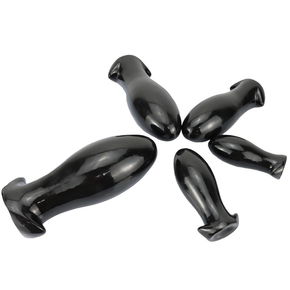 Черное Яйцо Дракона - Анальная Пробка, Большая, Экстра Толстая, Анальный Дилататор для Мужчин и Женщин, Носимая Эротическая Игрушка