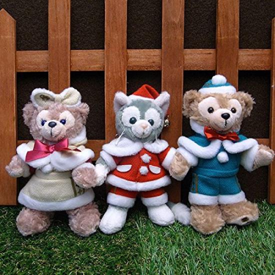 Даффи Плюшевый значок Рождественский костюм Рождество 2014 Disney Sea (зеленый) Даффи [Tokyo Limited]