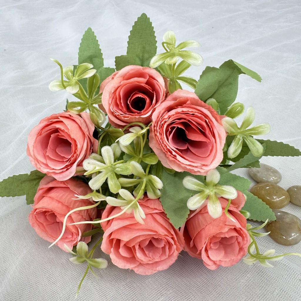 Simulation Flower Rose Bouquet For Event Decoration And Photography Prop