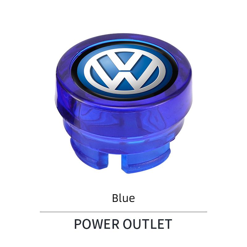 Valve Stems Caps Car Cigarette Lighter Cap Auto Lighter Dust Proof Cover Accessories For Volkswagen VW RLine R Golf Amarok T5 T4 zd6