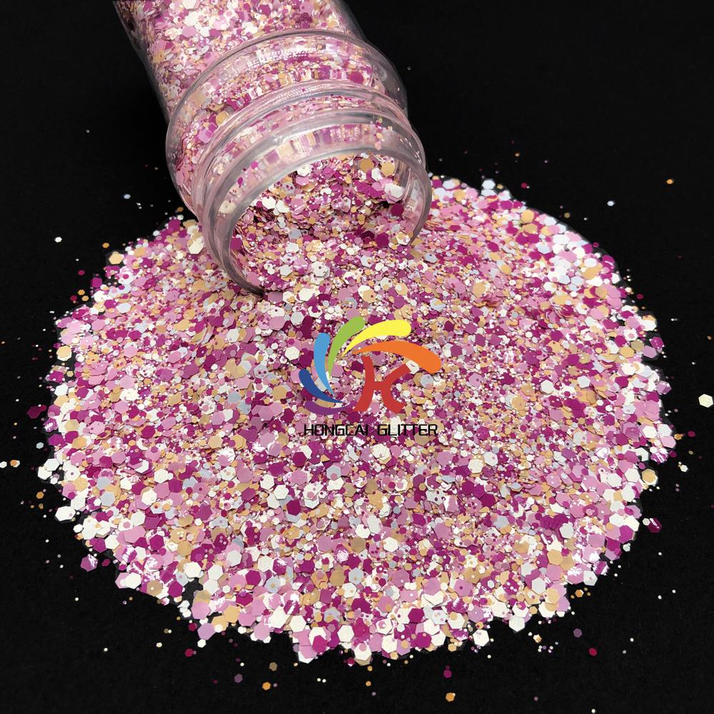 Polyester Chunky Mixed Glitter Easter Confetti Celebrate Christmas Decorations Mix Glitter