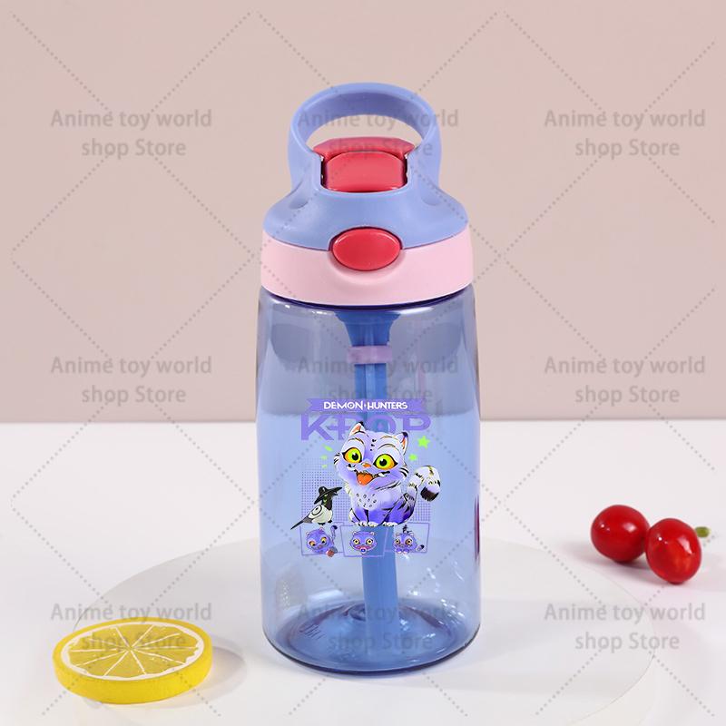 Kpop Demon Hunter Sports Water Bottle Leak Proof Colorful Cup Drinking for Outdoor Women Men Travel Portable Gym Fitness Jugs