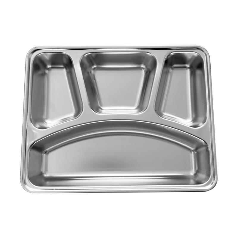 201 Stainless Steel Divided Lunch Tray