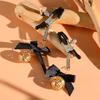 New Adjustable Nipple Clamps With Black Bow And Hollow Golden Bell Perfect For Couple Intimate Play Bedroom Cosplay