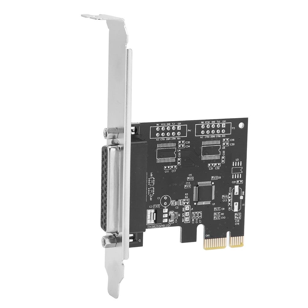 Карта PCI Express 25-контактная плата расширения параллельного порта PCIe для настольного компьютера, порт принтера