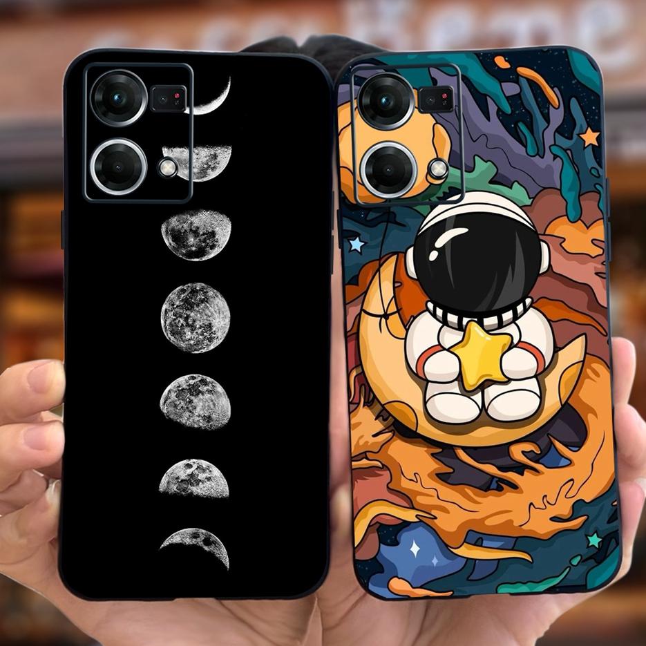 For Oppo F21 Pro 4G Case Oppo Reno7 CPH2363 Cute Fashion Cartoon Cover Soft Silicone Phone Case For Oppo Reno 7 F21Pro 4G Bumper