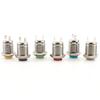 1pc 12 MM Self-locking Metal Push Button Switch Reset Start Stop Round High  Normally Open/Normally Closed Head