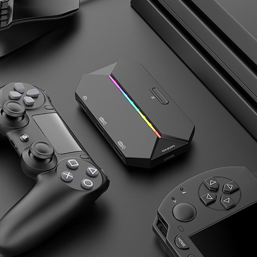 Игровая клавиатура G6L Конвертер мыши Портативный проводной мобильный контроллер Адаптер для Nintendo Switch для NS/NS OLED/Xbox One/PS4