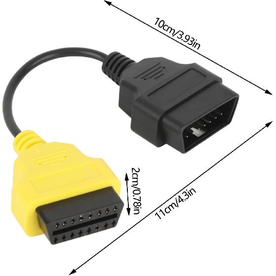 OBD2 Diagnostic Cable OBD2 Replacement Connector ECU Adapter OBD2 Scan Tool for Low Speed CAN System