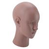 Женский лысый манекен из ПВХ, мягкая резина, текстура кожи человека, манекен для практики макияжа для парика