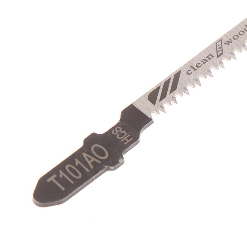 5шт T101Ao Hcs Т-образный хвостовик лобзиковые лезвия Кривая режущий инструмент для пилы по дереву и пластику