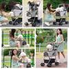 Compact Foldable Pet Stroller for Dogs and Cats