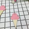 10Pcs Sweet Ice Cream Shape Wooden Hangings Nursery Home Kids Bedroom Wall Decor