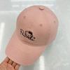 Early Spring Cartoon Cat Embroidery Baseball Cap Simple Cap Versatile Face Small Casual Versatile Baseball Cap