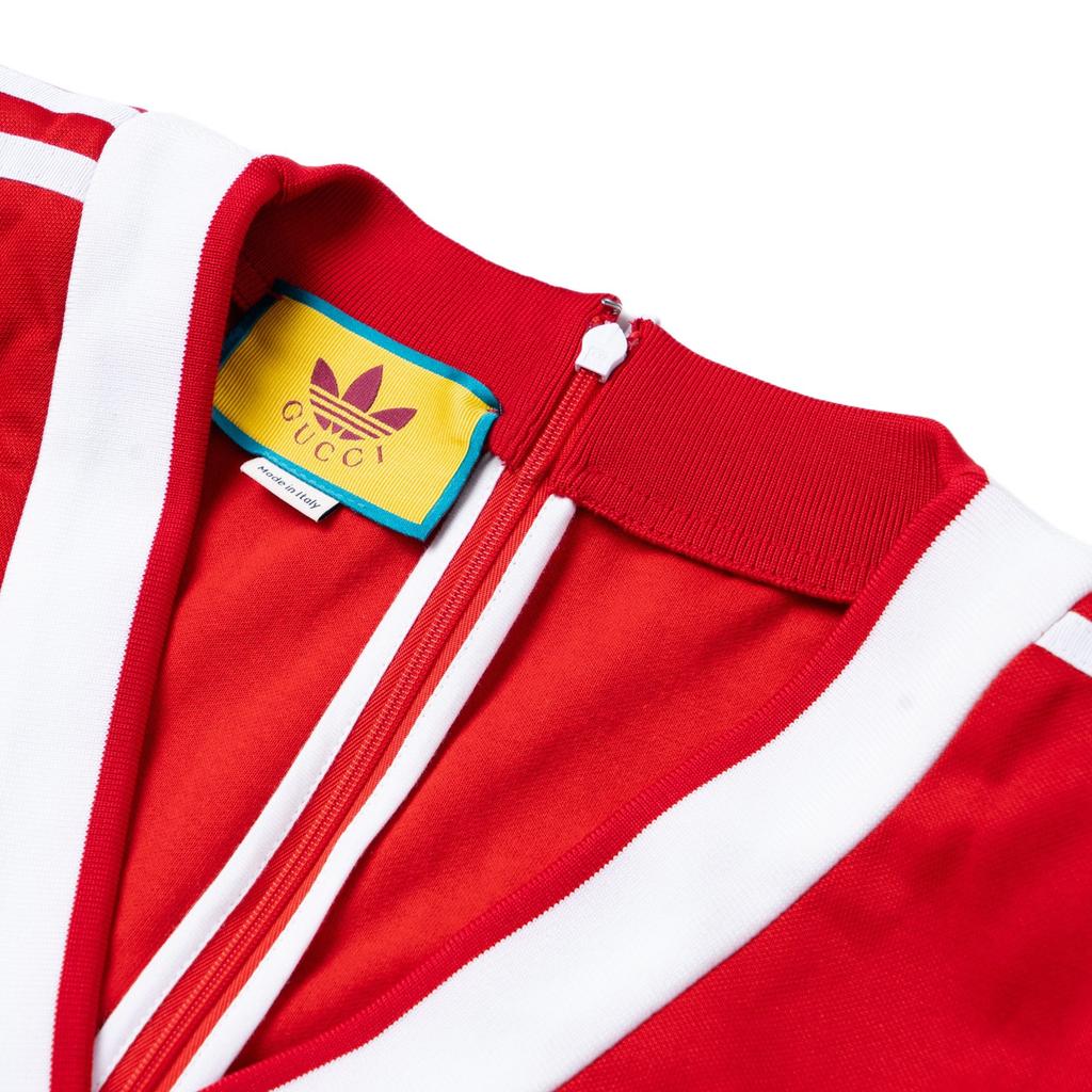 Gucci X Adidas Originals Осень/Зима 2022 Платье с длинным рукавом Женское Красное 712711-XJEGU-6480